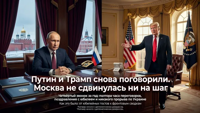 Путин и Трамп снова поговорили. Москва не сдвинулась ни на шаг